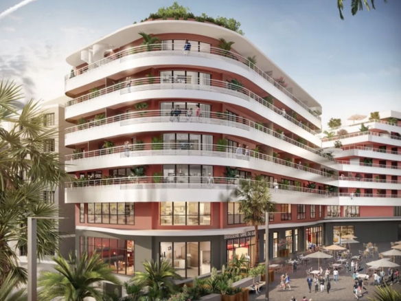 Studio chaleureux dans une résidence neuve à Nice