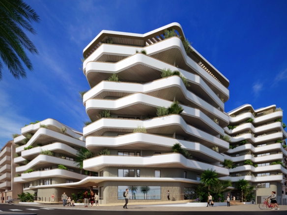 Appartement neuf de trois chambres avec vue sur mer dans la Résidence ICÔNE, Cannes