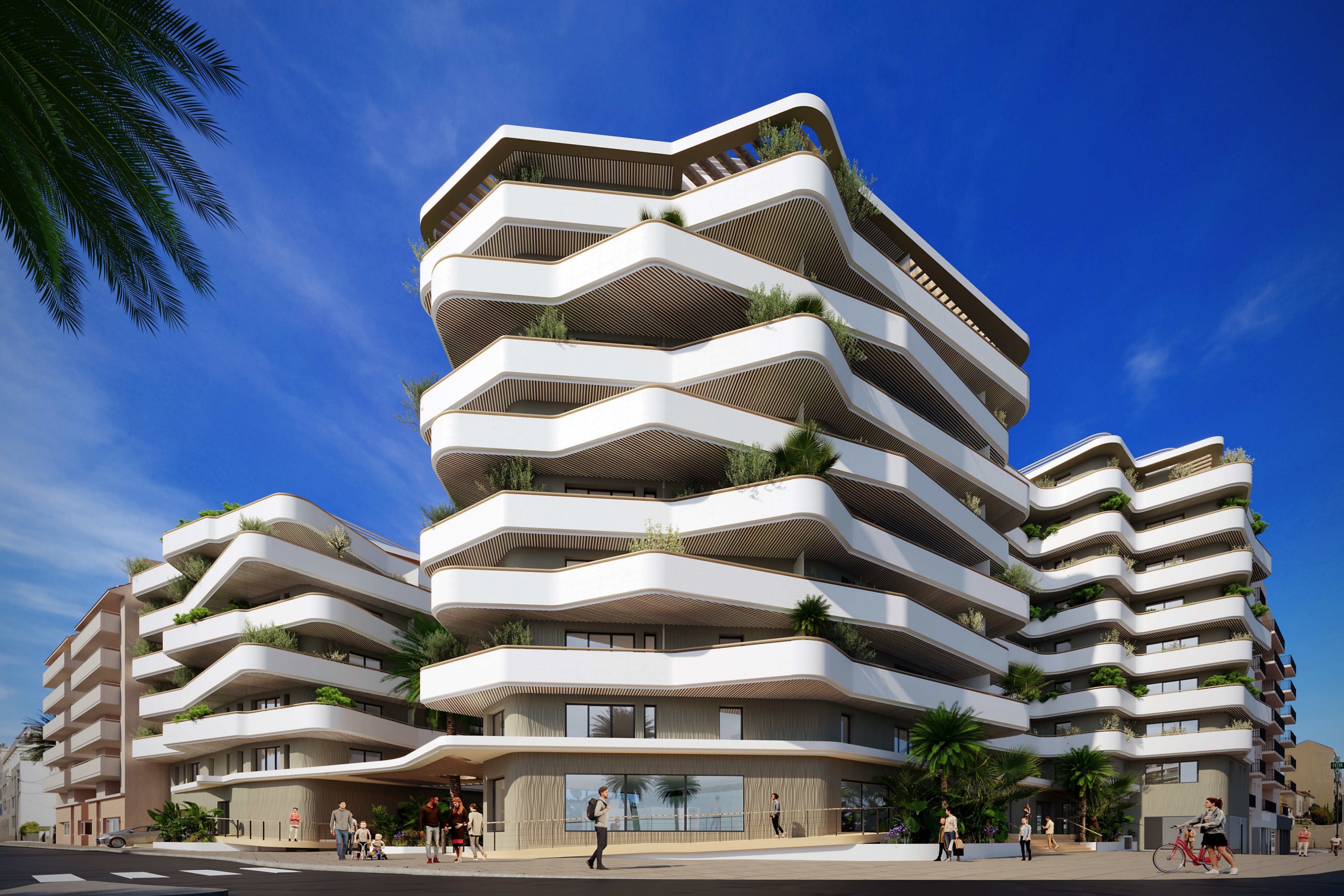 New Three-Bedroom Apartment with Sea View in the ICÔNE Residence, Cannes
