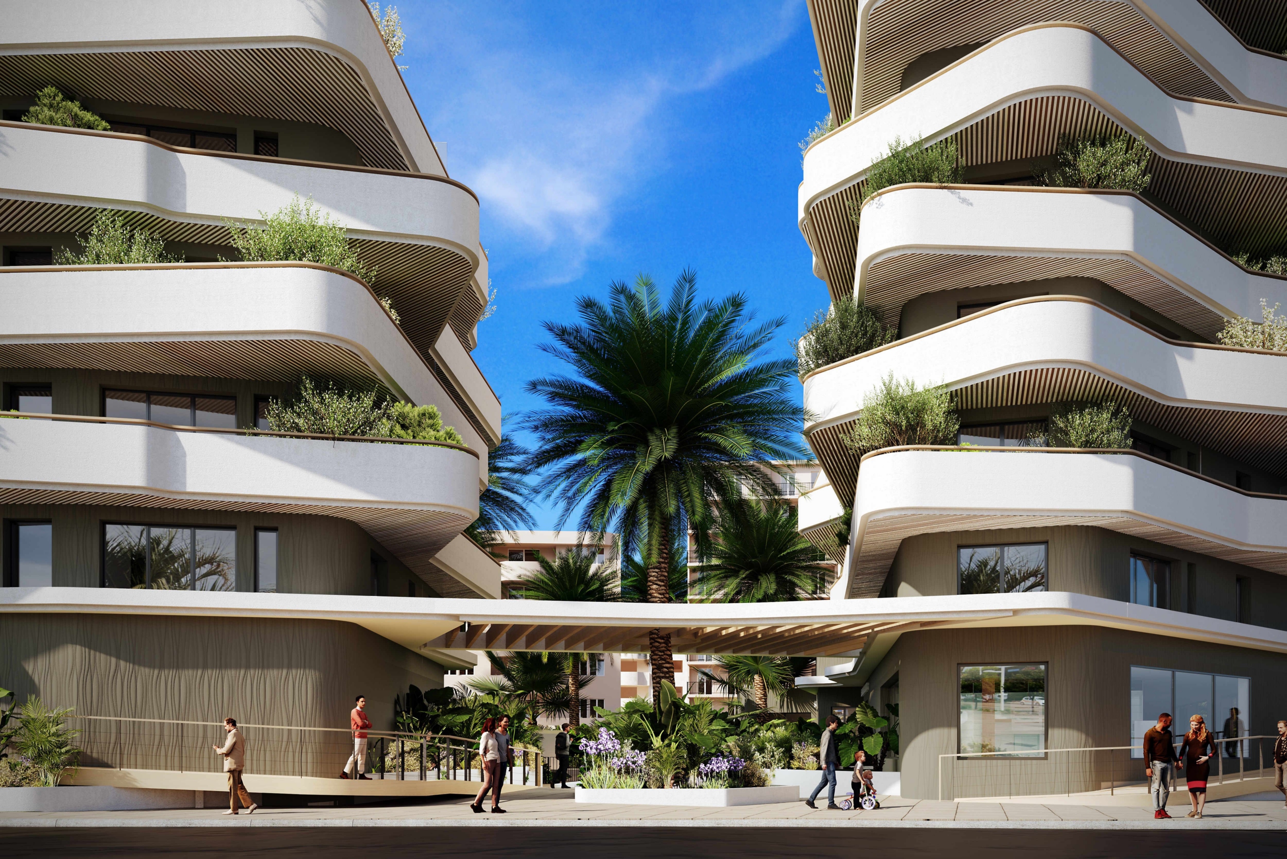 New Three-Bedroom Apartment with Sea View in the ICÔNE Residence, Cannes