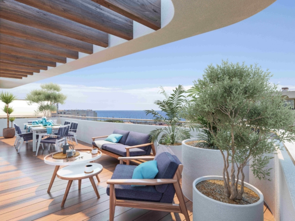 New Three-Bedroom Apartment with Sea View in the ICÔNE Residence, Cannes