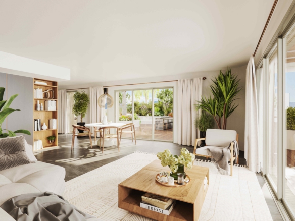 New Three-Bedroom Apartment with Sea View in the ICÔNE Residence, Cannes
